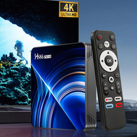 Boîtier TV Android 14 HS86 PRO 16 S905Y5 2026 avec Wifi6 4K, télécommande Bluetooth, 4 Go 32 Go, décodeur Android