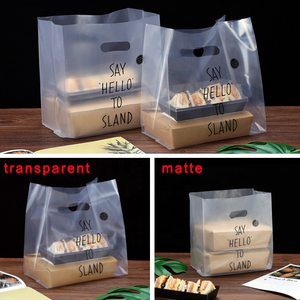 Bolsas de Plástico Transparente para Empacar Pasteles, Postres y Alimentos, Bolsas para Llevar Ensaladas con Asa - Product Image 6