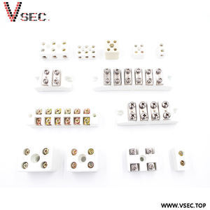 كتلة توصيل كهربائية سيراميكية من الستاتيت والألومنيوم عالية الجودة VSEC بـ 2/4/6/8/10/12 منفذ لتوصيل الأسلاك - Product Image 4