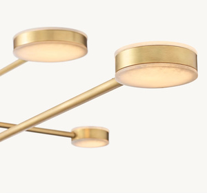 Customized Minimalist Metal Clean Crystal <b>Chandelier</b> <b>Modern</b> Linear Shape Pendant Light Villa Hotel Lobby Indoor Decor - Product Image 5