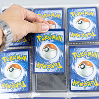 Album de cartes à collectionner avec 9 pochettes, porte-cartes ultra transparent, pour jeux de société TCG, cartes sportives, football, baseball, photo