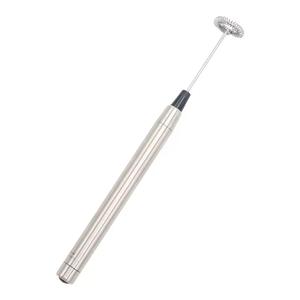 <span class=keywords><strong>Mousseur</strong></span> à lait électrique portatif 2-en-1 en acier inoxydable extra long et élégant pour femme - Product Image 1