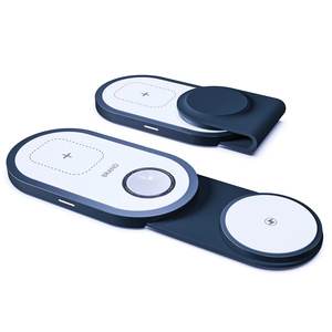 Grenzüberschreitende 3-in-1 Faltbare Magnetische Kabellose Ladestation 15W Schnellladestation für Handys, Kopfhörer und Smartwatches - Product Image 5