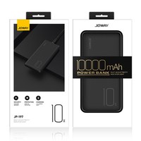 Banque d'alimentation JOWAY haute capacité 10000mAh, double port USB, chargeur de téléphone portable pour iPhone, banques d'alimentation