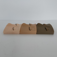 Mini modèle de mannequin de cils en silicone plat avec tête de pratique de formation d'extension de cils de paupière amovible pour les débutants