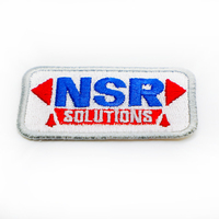 Badges brodés, logo personnalisé, patchs brodés avec dos thermocollant