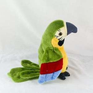 Jouet en peluche électrique, perroquet parlant avec ailes mobiles, perroquets enregistrables - Product Image 2