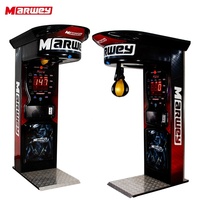 Machine de Jeu d'Arcade de Boxe Sportive Marwey à Monnayeur, Grande Machine de Boxe à Coups de Pied King Fire