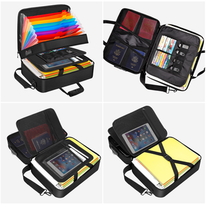 YIHUAXING, organizador duradero, portátil, ignífugo, impermeable, bolsa de almacenamiento de archivos de acordeón con asa segura para documentos importantes - Product Image 4