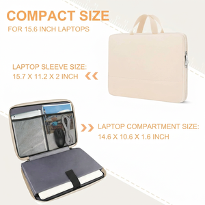 Custodia Impermeabile per Laptop <span class=keywords><strong>Macbook</strong></span> <span class=keywords><strong>Air</strong></span> <span class=keywords><strong>13</strong></span>, <span class=keywords><strong>Borsa</strong></span> Imbottita in Neoprene per Laptop da 15.6 e 16 Pollici - Product Image 2