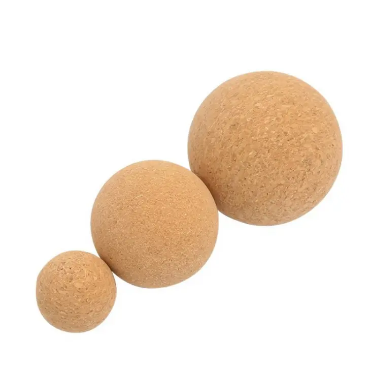Tianjin Eco-friendly 100% palle di sughero massaggio palla di arachidi sughero per il rilassamento muscolare