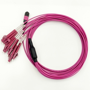 Cable de Fibra Óptica de Alta Velocidad de 12 Núcleos, Cable Multimodo MPO-LC UPC, LSZH 50/125μm, Cable de Conexión de 10G - Product Image 4