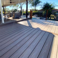 Vanjoin Revêtement de terrasse en composite bois-plastique écologique, résistant à l'humidité et aux termites