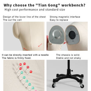 <span class=keywords><strong>Pas</strong></span> <span class=keywords><strong>cher</strong></span> Pin Type <span class=keywords><strong>Couture</strong></span> Torse Réglable <span class=keywords><strong>Mannequin</strong></span> En Mousse Professionnel Demi-Corps Supérieur Enfants Tailleur Mannequins - Product Image 5