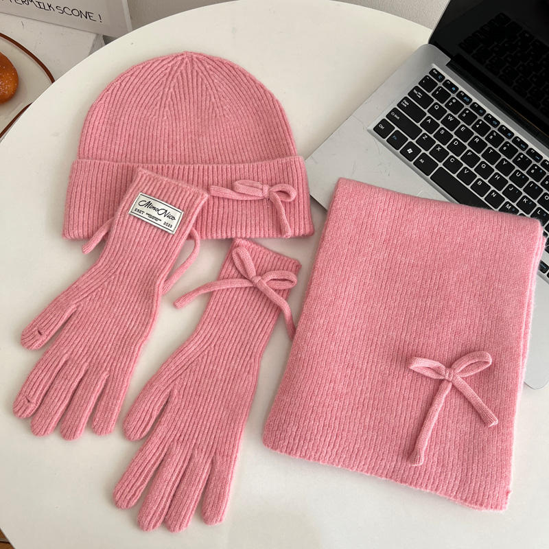 Ensemble trois pièces rose