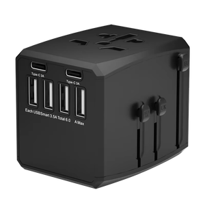 Adaptadores Cargadores de pared para teléfono Puerto Tipo <span class=keywords><strong>C</strong></span> Caja Usb Car Power Adaptador de viaje universal internacional La mejor calidad con cargador USB - Product Image 4