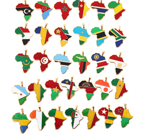 Colliers Pendentifs Carte de l'Iran en Acier Inoxydable Style Ethnique Goutte d'Huile Géométrique pour Hommes, Femmes et Couples 2026 - Product Image 1
