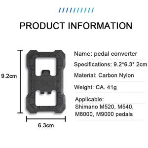Convertidor de pedal de bicicleta de montaña BUCKLOS OEM/ODM, adaptador de pedal de bicicleta de montaña autoblocante - Product Image 2