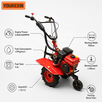 Motoculteur Rotatif à Entraînement par Courroie à Essence OEM ODM, Durable, Garantie 1 An, 7HP 9HP pour Ferme Horticole, Fournisseur d'Usine