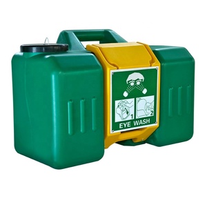 Lavaojos de <span class=keywords><strong>Laboratorio</strong></span> de Seguridad, <span class=keywords><strong>Ducha</strong></span> de <span class=keywords><strong>Emergencia</strong></span> y Estación de Lavaojos de 8 Galones, Verde, EPP, Lavaojos Portátil - Product Image 1