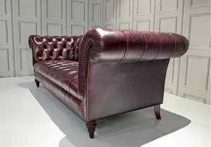 Divano in pelle americana divano Hotel <span class=keywords><strong>Cafe</strong></span> singolo e doppio divano a tre posti combinazione soggiorno divano in pelle - Product Image 5