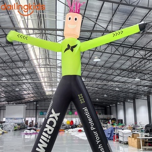 Set de Globo de Nieve/Helio Inflable Personalizado de Material Oxford/PVC Ligero con Diseño de Bailarín de Aire, Fácil de Instalar - Product Image 2