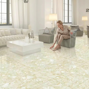 Alexina Green Precio de fábrica Azulejos de cerámica esmaltados pulidos 60x120 Piso de sala de estar de mármol de porcelana brillante - Product Image 1