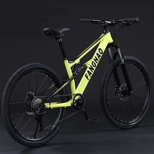 Bicicleta de Montaña de Acero al Carbono de 26 Pulgadas con Suspensión Completa, Novedad de 2024, 15 kg, Cuadro de Bicicleta de Montaña con Suspensión Total - Product Image 3
