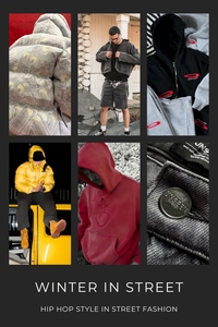 Giacca <span class=keywords><strong>Puffer</strong></span> Oversize <span class=keywords><strong>Marrone</strong></span> Scuro Personalizzata con Ricamo 3D, Antivento, Imbottita, Grafica Streetwear - Product Image 6