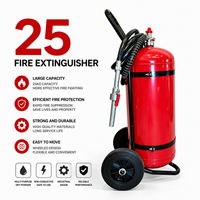 Extincteur à roues à double spécification 25L 50L à eau avec long tuyau de pulvérisation pour la sécurité incendie commerciale et industrielle