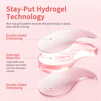 Patchs pour les yeux OEM ODM 5000ppm anti-rides et rides d'expression, patchs sous les yeux au DNA de saumon et rétinol pour les yeux gonflés et les cernes, masque pour les yeux