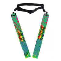 Drapeau d'équipe sportive avec ceinture, imprimé double face, logo personnalisé, ceinture de drapeau réglable pour le football et le rugby, idéal pour l'entraînement