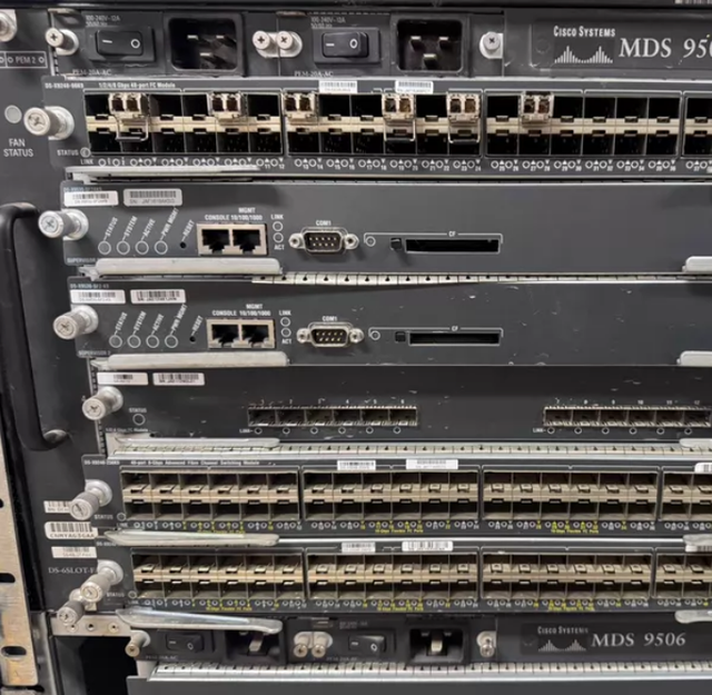 ClSCO DS-C9506 Multilayer Director Switch, 6-Slot Core Fibre Channel Switch, High-Performance for Data Center Storage Network