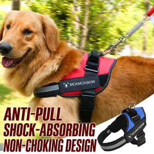 K9 Dog Chest Harness Red Black Adjustable Anti Escape Medium Large Dogs Pet Leash Safety Vest Style - Product Image 2