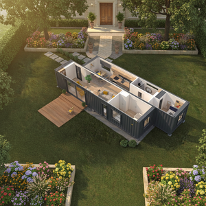 บ้านคอนเทนเนอร์เคลื่อนที่ LUX 3D ดีไซน์หรู ขนาด 20 ฟุต 40 ฟุต พร้อมห้องนอน ห้องครัว ห้องนั่งเล่น สำหรับอยู่อาศัยและใช้เป็นเวิร์กช็อป - Product Image 1