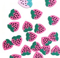 Appliques au crochet faites main de qualité supérieure, motifs fraise, fleur, nœud, cœur, cygne pour la décoration de vêtements, robes et sacs