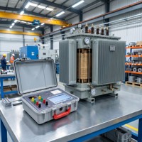 Testeur de rapport de transfert de transformateur triphasé portable HZTTR80A de l'usine Huazheng