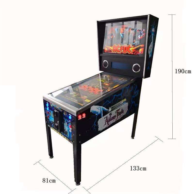Popular Classic LCD Virtual Pinball Machine Game Coin-operated Lever ...