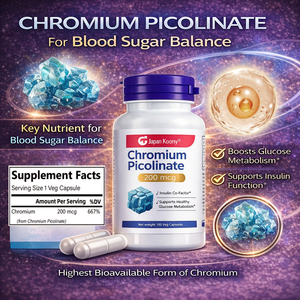 Suplemento de Picolinato de Cromo Shecome en Cápsulas, 200mcg, Mejora el Metabolismo, Venta Caliente - Product Image 3