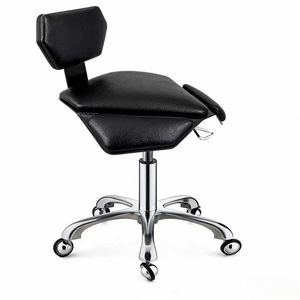 Banc de salon de coiffure, chaise spéciale pour coiffeur pour couper les cheveux, chaise de salon de coiffure, salon de beauté, petit tabouret rond rotatif - Product Image 6
