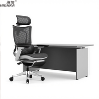 Chaise pivotante pour le soutien lombaire chaise inclinable chaise de bureau ergonomique en maille avec repose-pieds