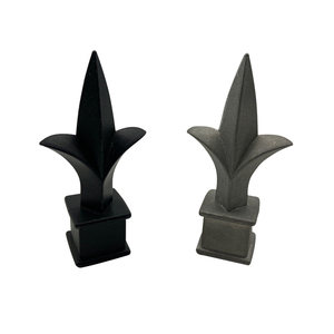 Celia nouveau Design 5/8 pouces piquet fleuron carré décoratif en aluminium 16 mm clôture pointe de lance