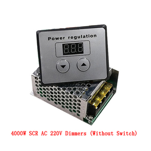 4000W 220 V AC SCR điều chỉnh điện áp Dimmer động cơ điện điều khiển tốc độ 220 V Điều chỉnh điện tử dimmers + Kỹ thuật số mét - Product Image 2