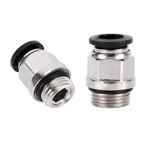 Brass Pneumatic Air Fittings <b>Connector</b> One Touch Air Hose Tube Fitting 1/8" 1/4" 3/8" 1/2" 4 6 8 10 12 MM HOFUJNG - Product Image 6