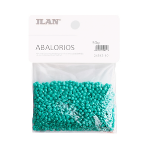 Perline Abalorios 2mm Colore Turchese 50g per Creazione di Gioielli - Product Image 1