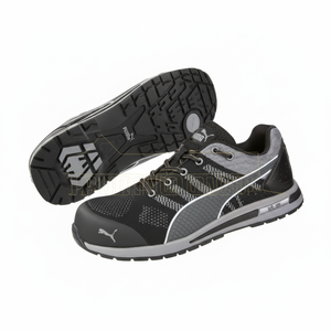 Chaussures de sécurité basses en tricot couleur noire - Product Image 1