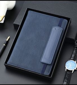 Promotion September Versatile Hardcover Leather Bound A5 Notepad Office Reusable Notebook with Custom Logo and <b>Pen</b> Strap - Product Image 3
