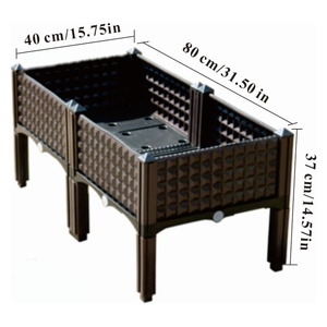 Kits de Propagation Modernes Carrés en Plastique pour Jardinières de Sol, Pots de Légumes et Mobilier de Jardin – Vente en Gros pour Fournisseurs de Jardin - Product Image 4