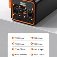 Nouveau produit 50000mah batterie externe chargeur rapide Portable batterie externe avec lumière LED grande capacité voyage en plein air