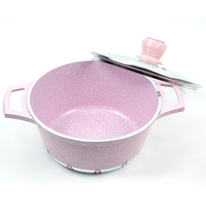 Ensemble de casseroles de cuisine, <span class=keywords><strong>en</strong></span> aluminium moulé, antiadhésif, violet, pinkettes, 6/10 pièces - Product Image 6